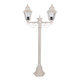 Paris Twin Head Short Post Light - Beige Finish / B22 Paris Twin Head Short Post Light - Beige Finish / B22